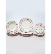 Столовый сервиз на 6 персон 18 предметов набор фарфоровый