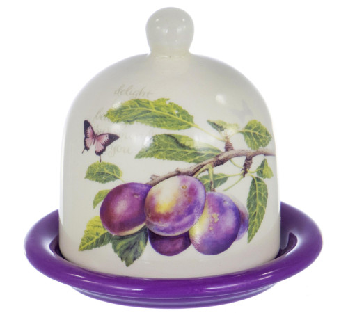 Лимонница 9,5 см блюдце с крышкой