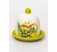 Лимонница 9,5 см блюдце с крышкой