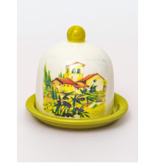 Лимонница 9,5 см блюдце с крышкой