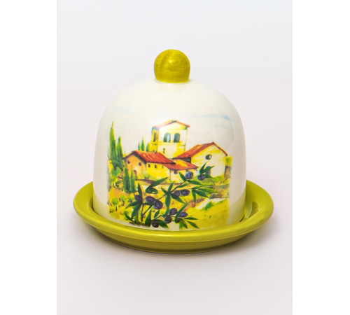 Лимонница 9,5 см блюдце с крышкой