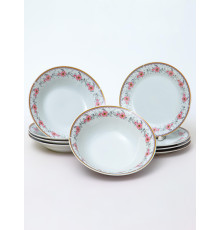 Столовый сервиз на 4 персоны тарелки и салатник 9 шт.