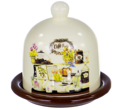 Лимонница 9,5 см блюдце с крышкой