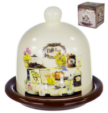 Лимонница 9,5 см блюдце с крышкой