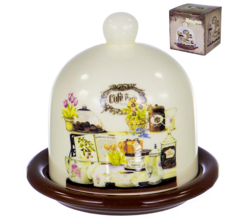 Лимонница 9,5 см блюдце с крышкой