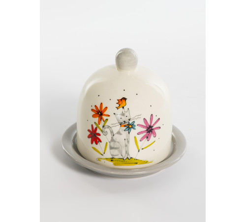 Лимонница 9,5 см блюдце с крышкой