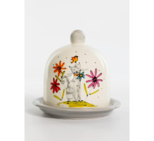 Лимонница 9,5 см блюдце с крышкой