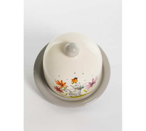 Лимонница 9,5 см блюдце с крышкой