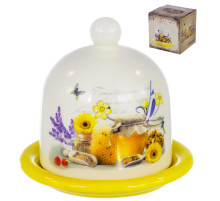 Лимонница 9,5 см блюдце с крышкой