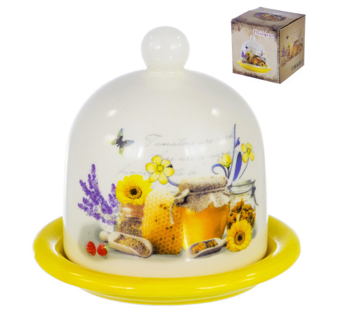 Лимонница 9,5 см блюдце с крышкой