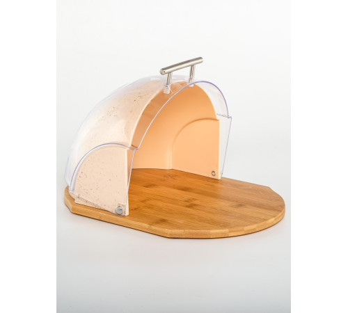 Хлебница бамбуковая 37х26х21 см с крышкой на стол