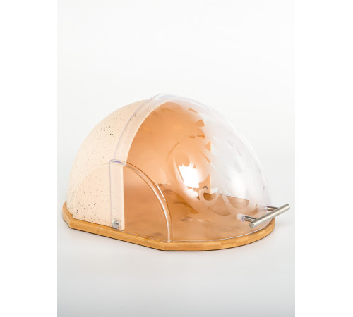 Хлебница бамбуковая 37х26х21 см с крышкой на стол