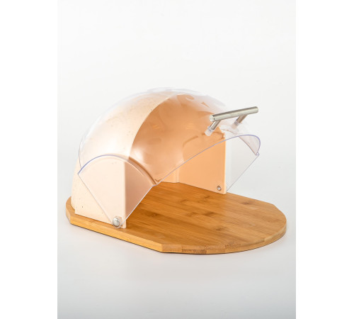 Хлебница бамбуковая 37х26х21 см с крышкой на стол