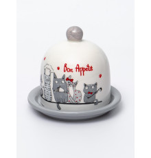 Лимонница 9,5 см блюдце с крышкой