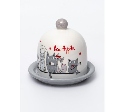 Лимонница 9,5 см блюдце с крышкой