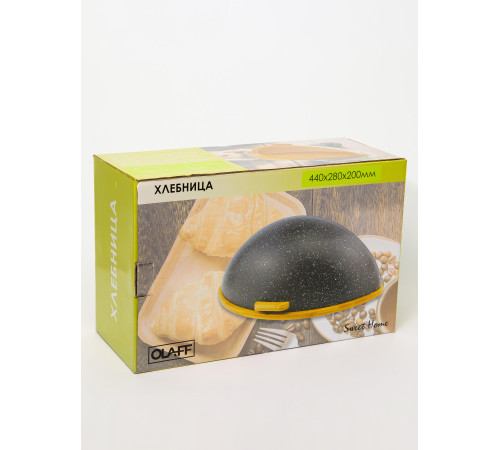 Хлебница с крышкой бамбуковая на стол